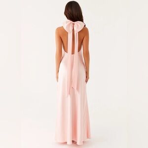 Peppermayo Soft Pink Backless Dress